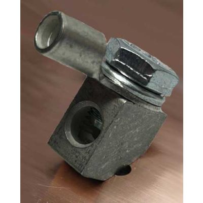 B6A-PCB-45-RLM-12W KIT THT Ring Lug Mount Block up to 65 Amps Hex Cap Screw and M6 Washer